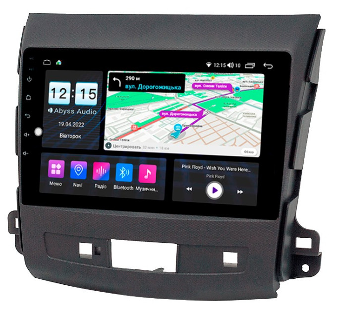 Штатна магнітола Abyss Audio MP-9245 для Mitsubishi Outlander 2006-2012
