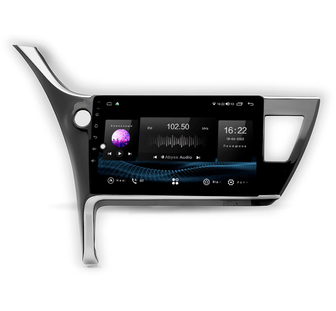 Штатна магнітола Abyss Audio SX-0120 для Toyota Corolla E180 2016-2019