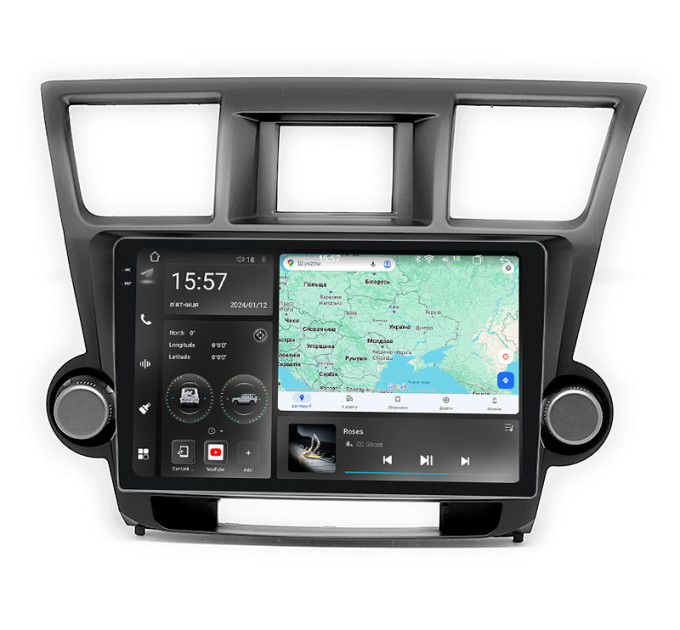 Штатна магнітола Abyss Audio WR-0134 для Toyota Highlander XU40 2007-2014