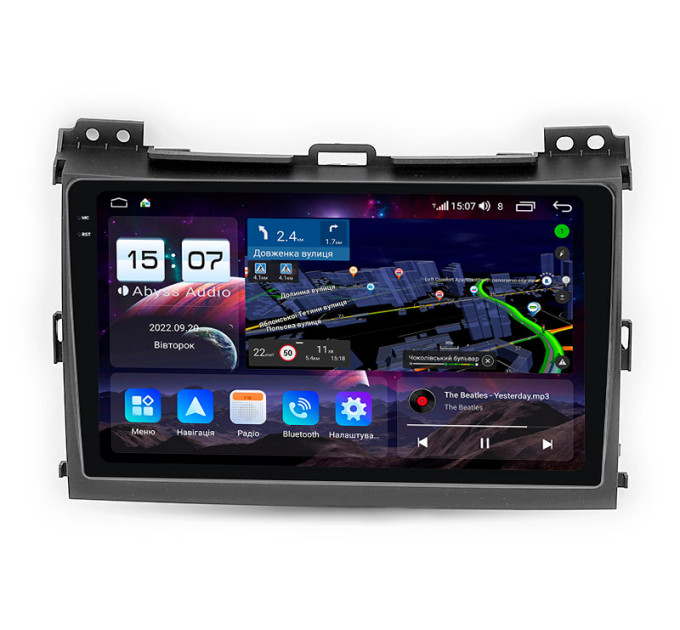 Штатна магнітола Abyss Audio QXR-9144 для Toyota PRADO J120 2002-2010