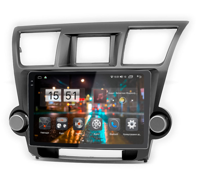Штатна магнітола Abyss Audio QXR-0149 для Toyota Highlander XU40 2011-2015
