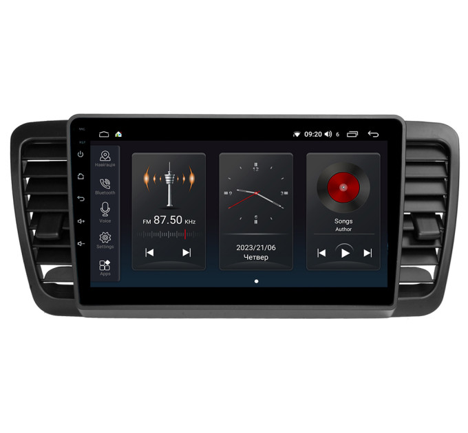 Штатна магнітола Abyss Audio SP-9350 для Subaru Legacy / Outback 2003-2009