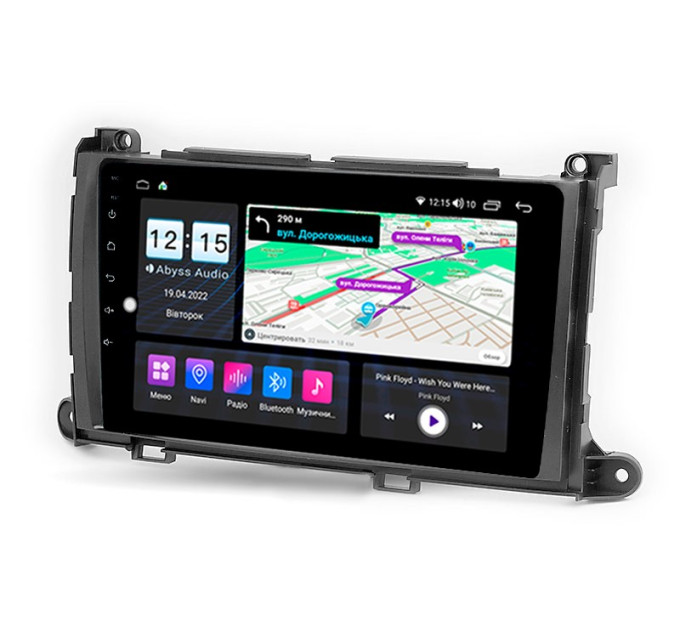 Штатна магнітола Abyss Audio MP-9368 для Toyota Sienna 2015-2020