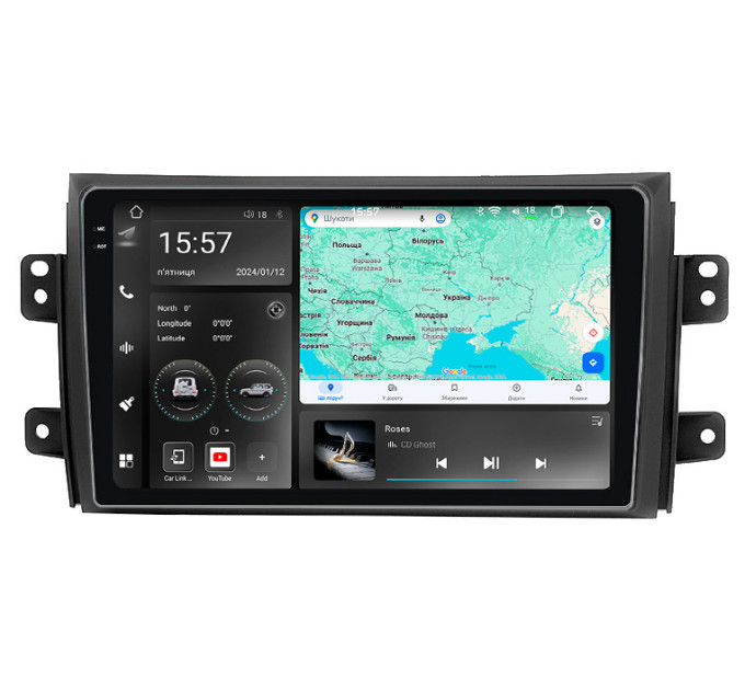 Штатна магнітола Abyss Audio WR-9257 для Suzuki SX4 2006-2012