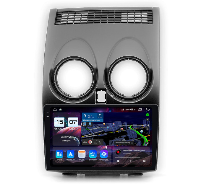 Штатна магнітола Abyss Audio QXR-9171 для Nissan Qashqai 2008-2013