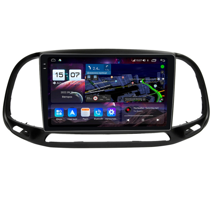 Штатна магнітола Abyss Audio QXR-9281 для Fiat Doblo 2015+