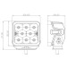 Фара додаткового світла DriveX WL SQ-110 DLX 4