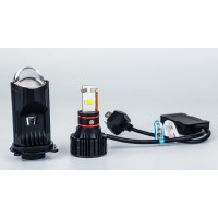Світлодіодні лампи з лінзою DriveX LE-07 H4 H/L 6000K 55W 9-32V