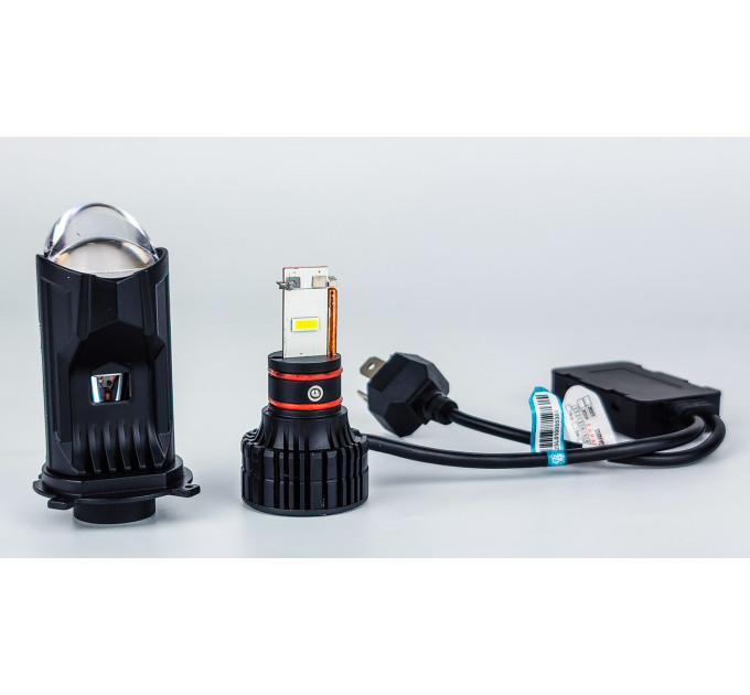 Світлодіодні лампи з лінзою DriveX LE-07 H4 H/L 6000K 55W 9-32V