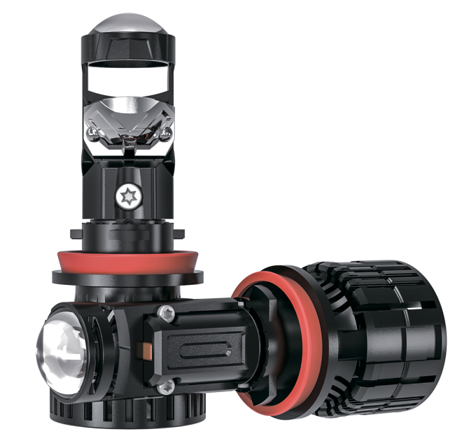 Світлодіодні лампи з лінзою DriveX LE-07 H11 6000K 55W 9-32V
