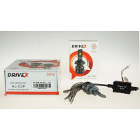 Світлодіодні лампи DriveX AL-02P H1 6000K LED 36W 12В