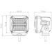 Фара додаткового світла DriveX WL SQ-106 DLX 3