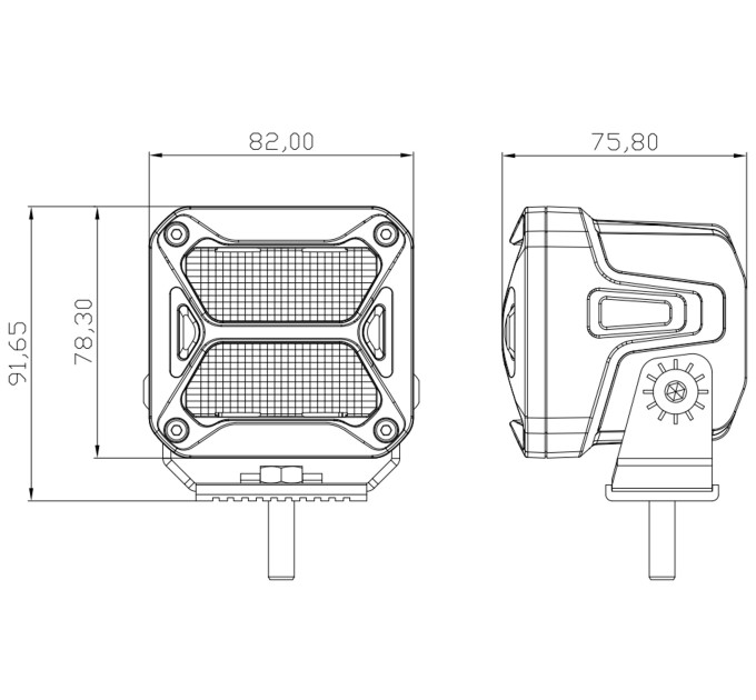 Фара додаткового світла DriveX WL SQ-107 DLX 3