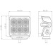 Фара додаткового світла DriveX WL SQ-108 DLX 4