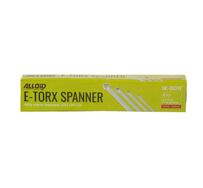 Набір ключів TORX E06xE24 Alloid НК-0624Е