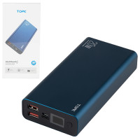 Повербанк TOPK I2006P 20000mAh blue