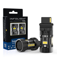 Світлодіодні лампи Infolight P27W (3156) Canbus Red