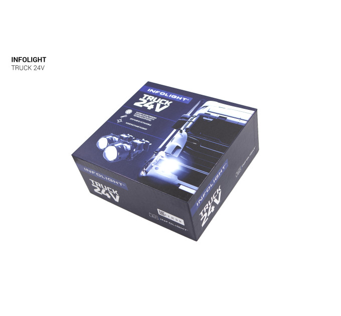 Світлодіодні лінзи Bi-LED Infolight Truck Lense 24V