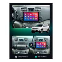 Штатна магнітола EasyGo TOY1008-F50 10 inch Toyota Highlander 2008-2013