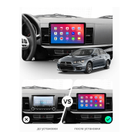 Штатна магнітола EasyGo MS1000-G10 10 inch Mitsubishi Lancer X 2007-2017