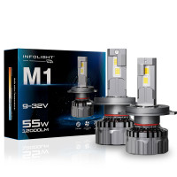 Світлодіодні лампи Infolight M1 H4 55W