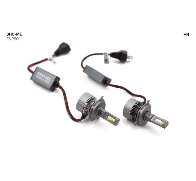 Світлодіодні лампи Sho-Me F6-Pro H4 35W