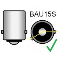 Світлодіодні лампи Infolight PY21W, BAU15S (1156) White