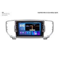 Штатна магнітола EasyGo M9-3-32-B-KSQL QLED KIA Sportage