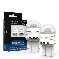 Світлодіодні лампи Infolight T20, 7443 (w21/5w) White