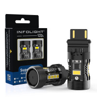 Світлодіодні лампи Infolight P27/7W (3157) Canbus Red