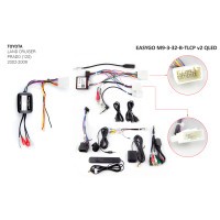 Штатна магнітола EasyGo M9-3-32-B-TLCP v2 QLED Toyota Land Cruiser Prado (120)