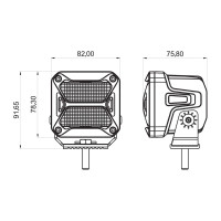 Світлодіодна фара CYCLONE WL-G7 mini 20W Premium Flood