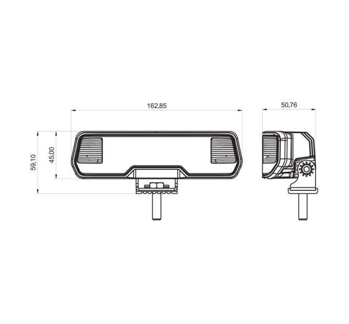Світлодіодна фара CYCLONE WL-L2 20W Premium Spot