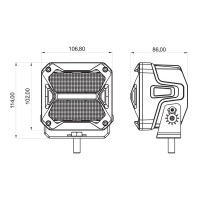 Світлодіодна фара CYCLONE WL-G7 mini 20W Premium Driving