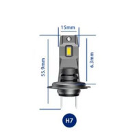 Світлодіодні лампи CYCLONE LED H7/H18 6000K type 42