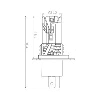 Світлодіодні лампи Nextone LED L7 H4 Hi/Low 6000K