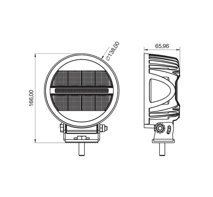 Світлодіодна фара CYCLONE WL-G9 40W Premium Driving