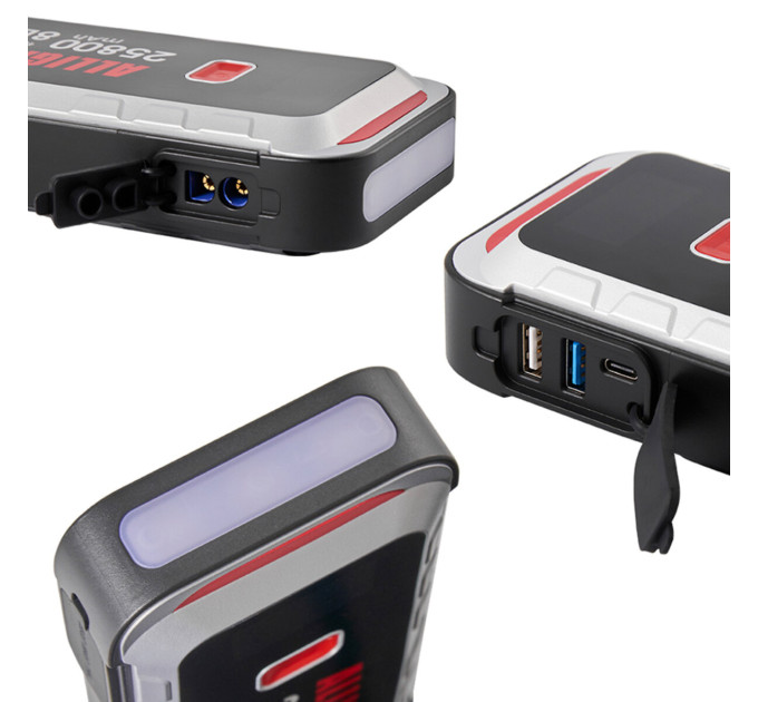 Портативний пусковий зарядний пристрій Alligator Jump Starter JS847 1500A/2500A 25800mAh