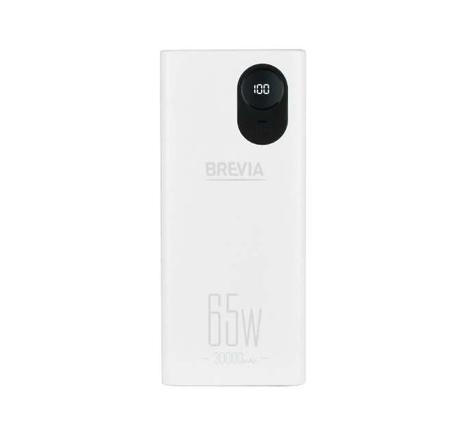 Повербанк Brevia 45365 30000mAh 65W Li-Pol, LCD