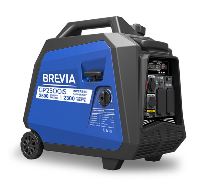 Генератор Brevia GP2500iS інверторний бензиновий 2,3кВт (ном 2,5кВт)