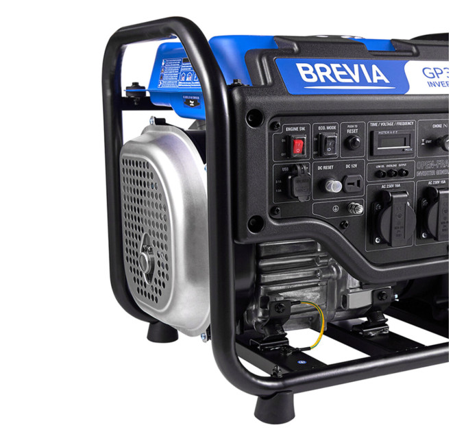 Генератор Brevia GP3500Xi інверторний бензиновий 3,0кВт (ном 3,2кВт)
