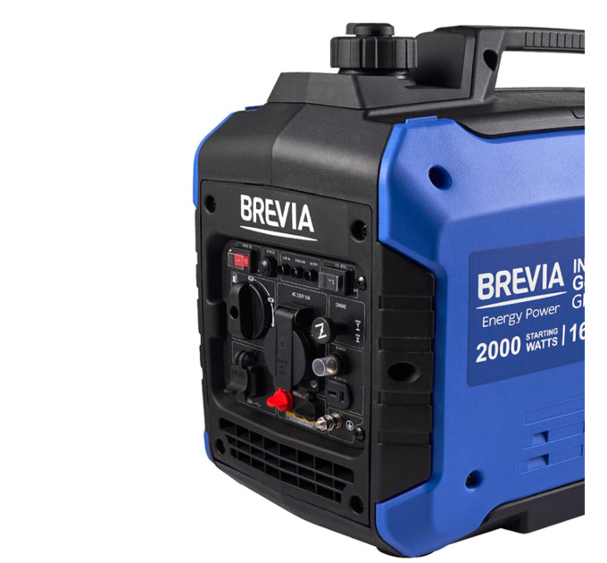 Генератор Brevia GP2000iS інверторний бензиновий 2,0кВт (ном 1,6кВт)