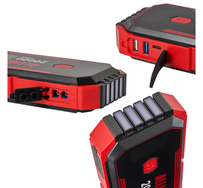 Портативний пусковий зарядний пристрій Alligator Jump Starter JS843 800A/1600A 20000mAh