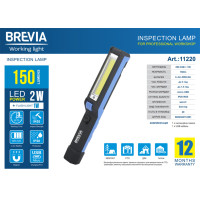 Ліхтар інспекційний Brevia LED Pen Light 11220 2W COB+1W LED 150lm 900mAh microUSB