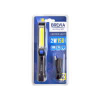 Ліхтар інспекційний Brevia LED Pen Light 11220 2W COB+1W LED 150lm 900mAh microUSB