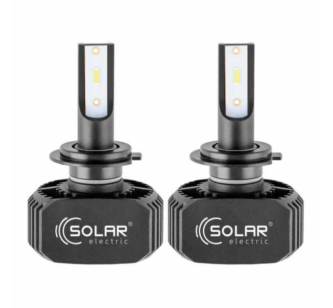 Світлодіодні лампи Solar 8207 H7 12/24V 6000K 5000Lm 40W CSP1860