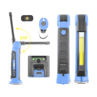 Ліхтар інспекційний Brevia LED Ultra-slim 11360 3W COB+1W LED 300lm 2000mAh microUSB