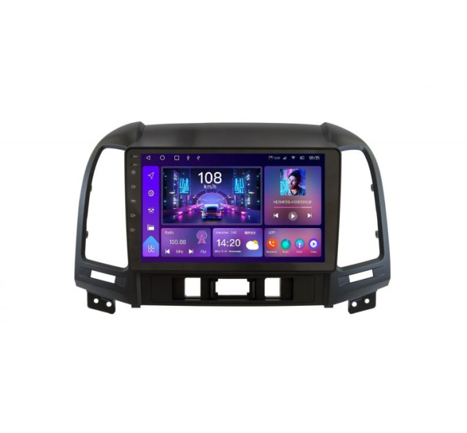 Штатна магнітола Soundbox S-8199 для Hyundai SantaFe 2006-2012 з CarPlay та 4G S4-8199+360