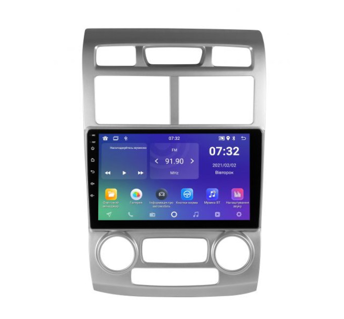 Штатна магнітола Soundbox SM-6109 для Kia Sportage 2005-2010 з CarPlay та Android Auto