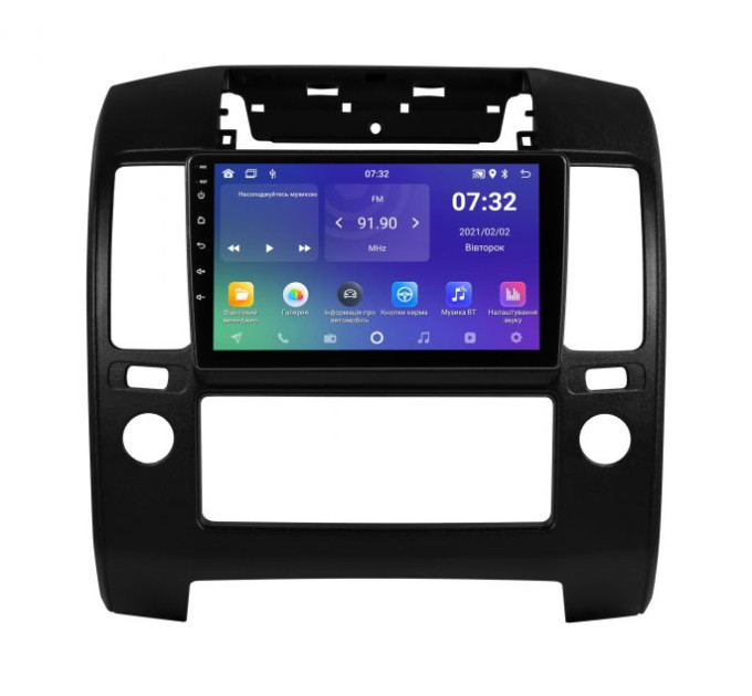 Штатна магнітола Soundbox SM-8168 з CarPlay та AHD для Nissan Navara 2004-2010